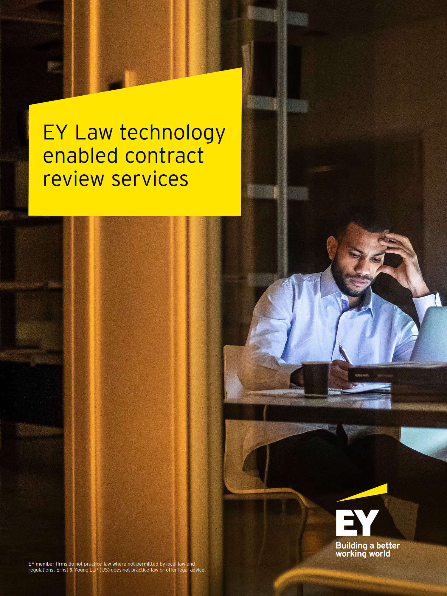 EY Law technology enabled contract review services, 2020