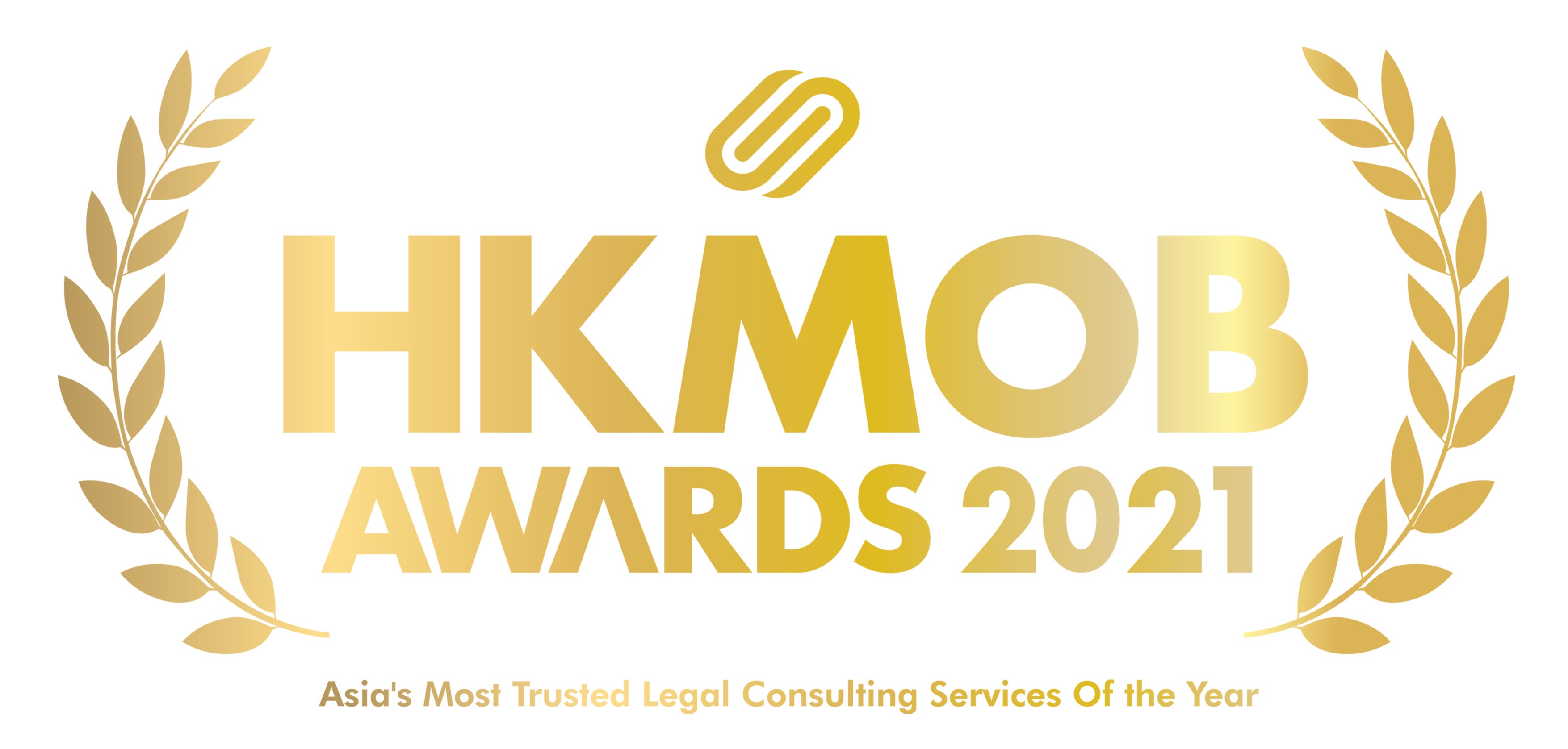 Asia's Most Trusted Legal Consulting Services of the Year in “HKMOB Awards 2021” by CORPHUB
