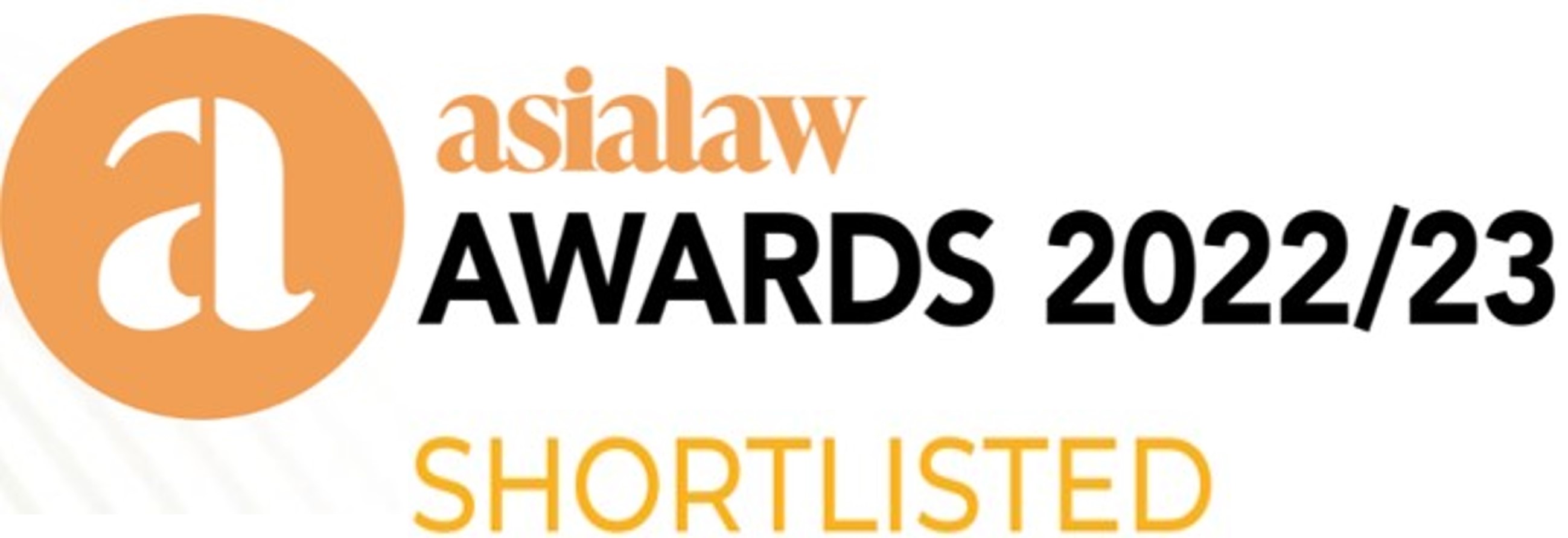Shortlisted for 'Hong Kong Firm of the Year' in asialaw Awards 2022/23