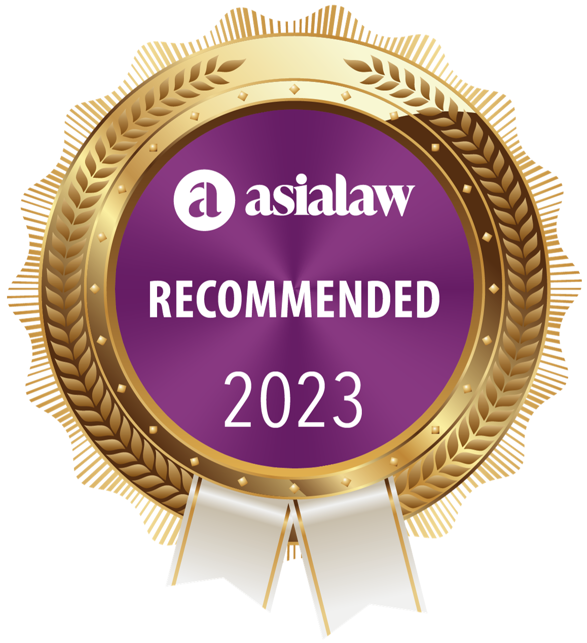 Ranked "Recommended Firm" in Capital Markets; and "Notable Firm" in Corporate and M&A, Dispute Resolution, Regulatory by asialaw 2022/23