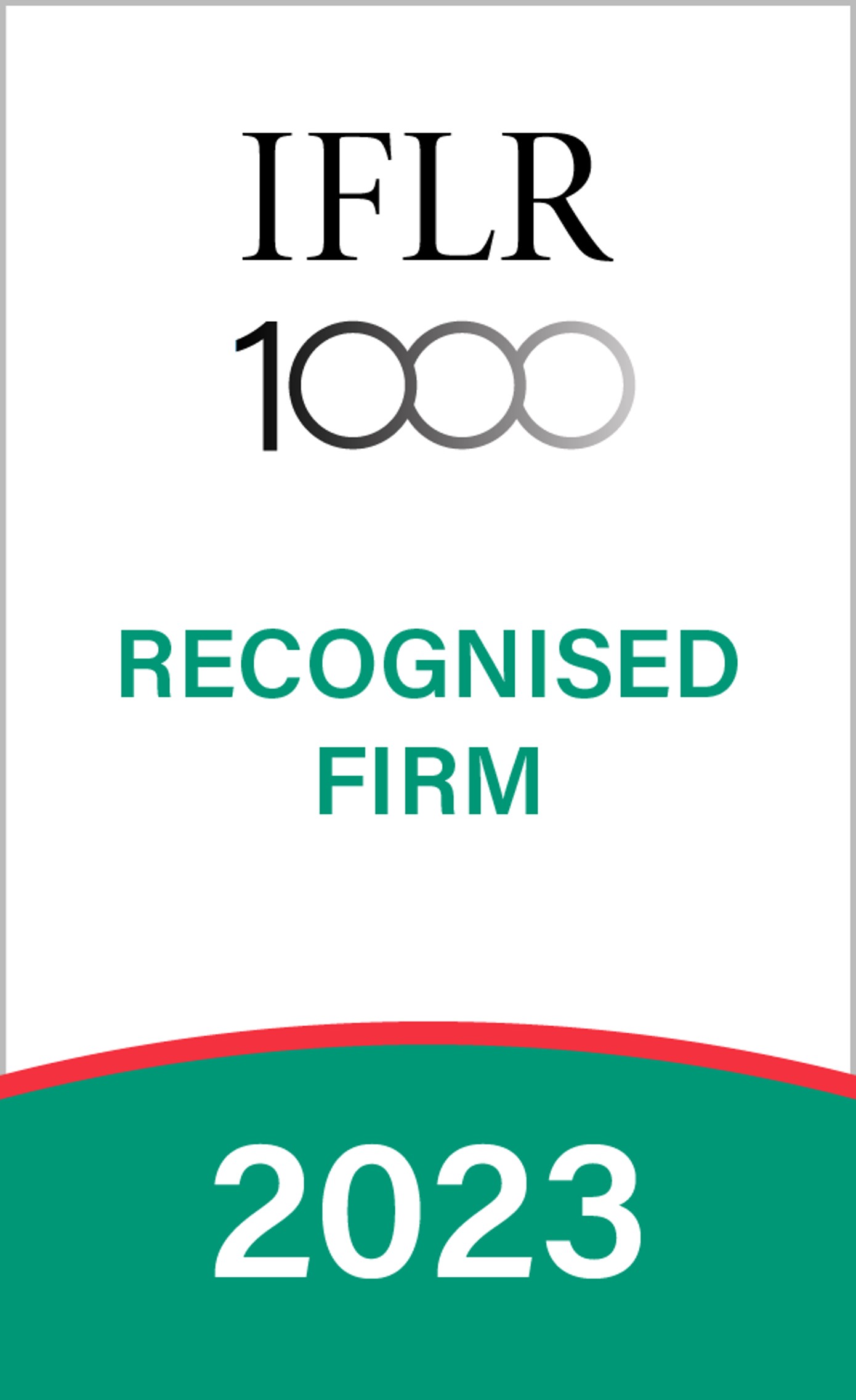 Ranked "Notable" Firm by IFLR1000, 2023 edition